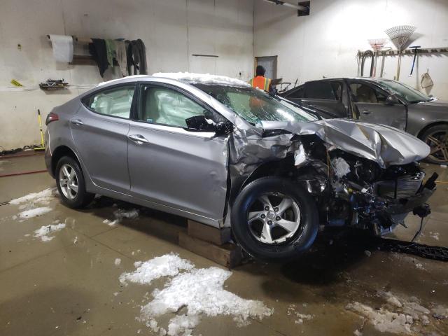 KMHDH4AE4FU279462 - 2015 HYUNDAI ELANTRA SE GRAY photo 4