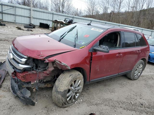 2FMDK4JC1DBB28002 - 2013 FORD EDGE SEL RED photo 1