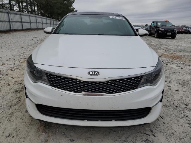 5XXGU4L37GG054758 - 2016 KIA OPTIMA EX WHITE photo 5