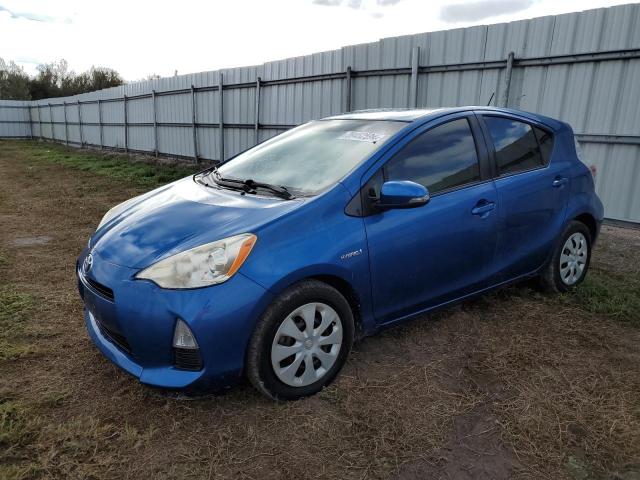 JTDKDTB37C1012778 - 2012 TOYOTA PRIUS C BLUE photo 1