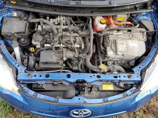 JTDKDTB37C1012778 - 2012 TOYOTA PRIUS C BLUE photo 11