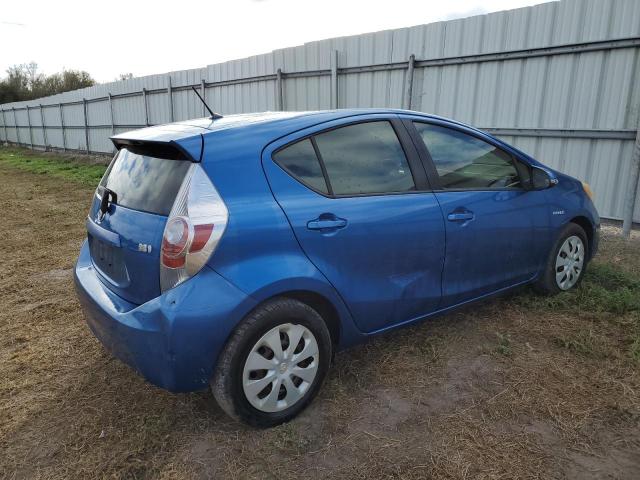 JTDKDTB37C1012778 - 2012 TOYOTA PRIUS C BLUE photo 3