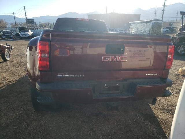 1GT42YEY9HF118680 - 2017 GMC SIERRA K3500 DENALI RED photo 6