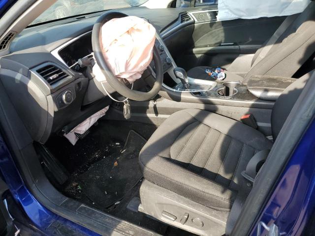 3FA6P0H70ER324540 - 2014 FORD FUSION SE BLUE photo 7