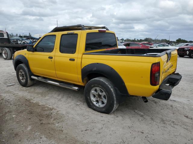 1N6ED27T71C317437 - 2001 NISSAN FRONTIER CREW CAB XE YELLOW photo 2