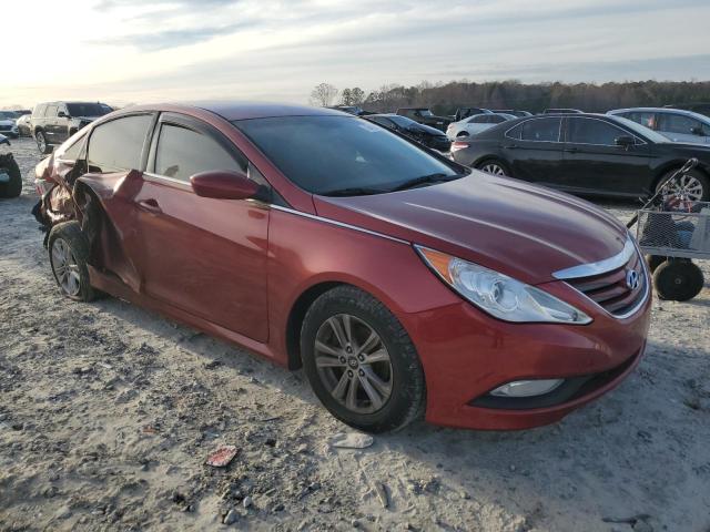 5NPEB4AC5EH915615 - 2014 HYUNDAI SONATA GLS RED photo 4