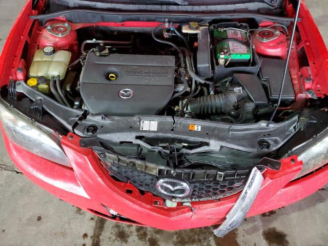 JM1BK12F571645290 - 2007 MAZDA 3 I RED photo 11