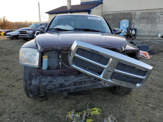 1D7HW42N55S220558 - 2005 DODGE DAKOTA SLT BURGUNDY photo 5