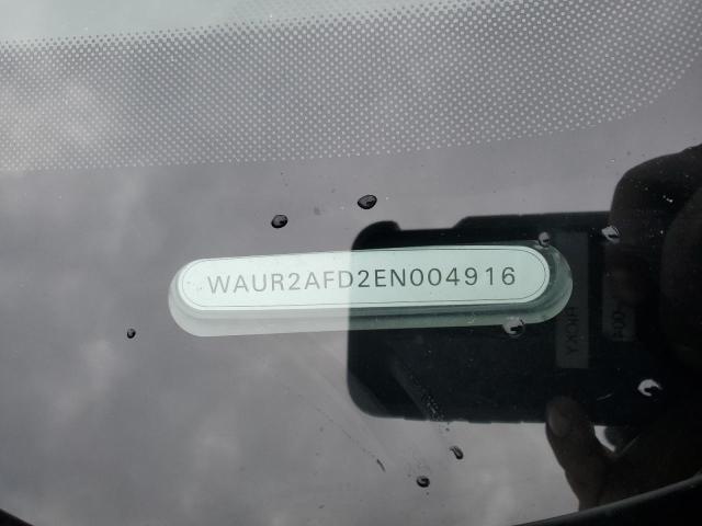 WAUR2AFD2EN004916 - 2014 AUDI A8 L QUATTRO WHITE photo 12