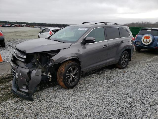 5TDBZRFHXJS486444 - 2018 TOYOTA HIGHLANDER LE GRAY photo 1