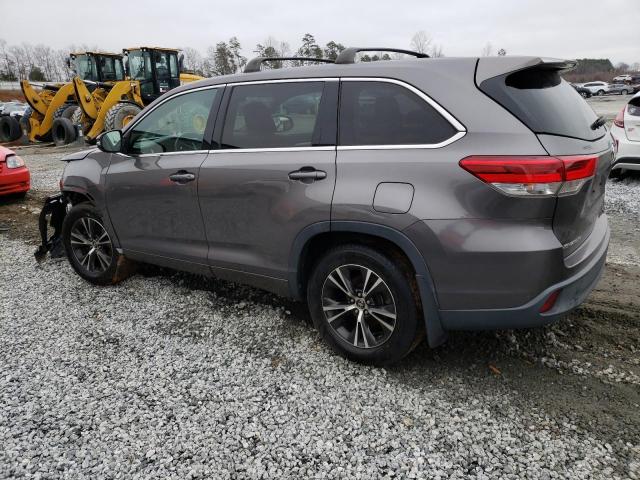 5TDBZRFHXJS486444 - 2018 TOYOTA HIGHLANDER LE GRAY photo 2