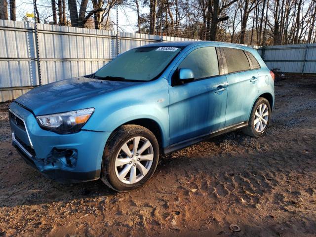 4A4AP3AU5EE020640 - 2014 MITSUBISHI OUTLANDER ES 蓝色 照片 1