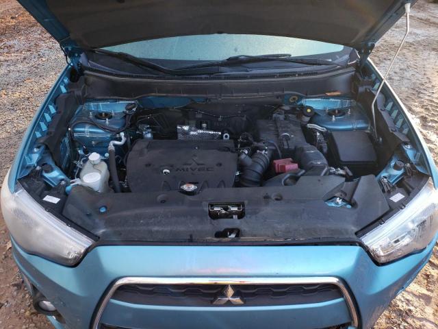 4A4AP3AU5EE020640 - 2014 MITSUBISHI OUTLANDER ES 蓝色 照片 12