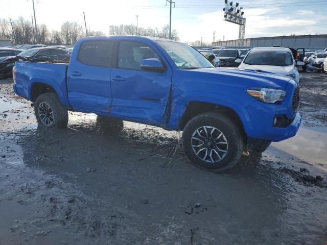 3TMCZ5AN6MM396397 - 2021 TOYOTA TACOMA DOU BLUE photo 4