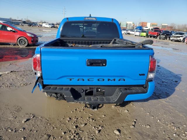 3TMCZ5AN6MM396397 - 2021 TOYOTA TACOMA DOU BLUE photo 6