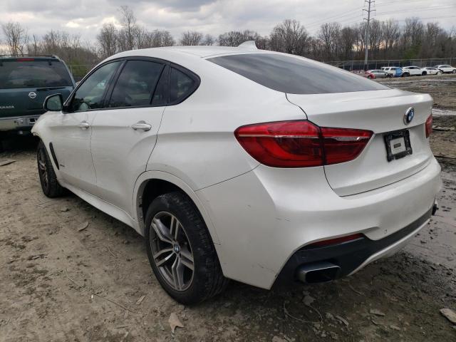 5UXKU2C52F0F96545 - 2015 BMW X6 XDRIVE35I WHITE photo 2