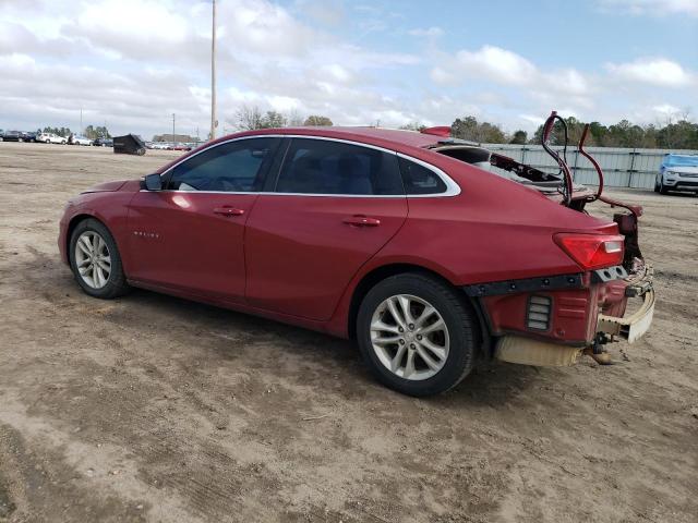 1G1ZE5STXGF273038 - 2016 CHEVROLET MALIBU LT RED photo 2