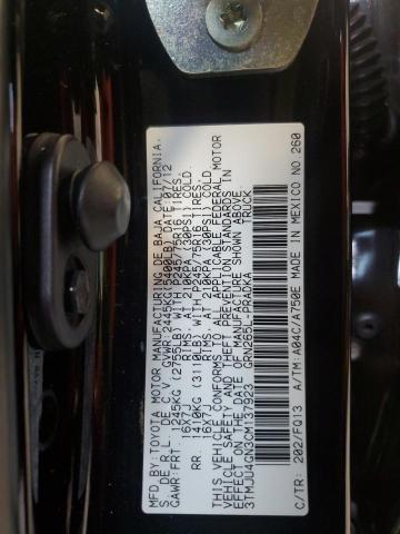 3TMJU4GN3CM137923 - 2012 TOYOTA TACOMA DOUBLE CAB PRERUNNER BLACK photo 12