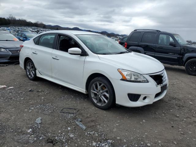 3N1AB7AP6EY262155 - 2014 NISSAN SENTRA S WHITE photo 4