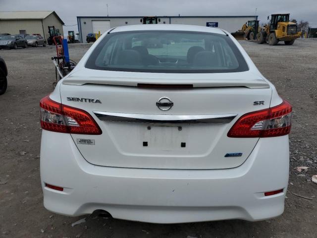 3N1AB7AP6EY262155 - 2014 NISSAN SENTRA S WHITE photo 6