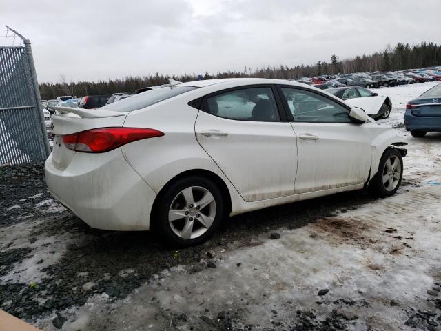 5NPDH4AE9DH191387 - 2013 HYUNDAI ELANTRA GLS WHITE photo 3