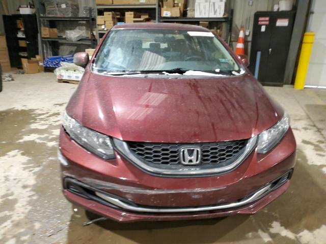 19XFB2F56DE080968 - 2013 HONDA CIVIC LX BURGUNDY photo 5