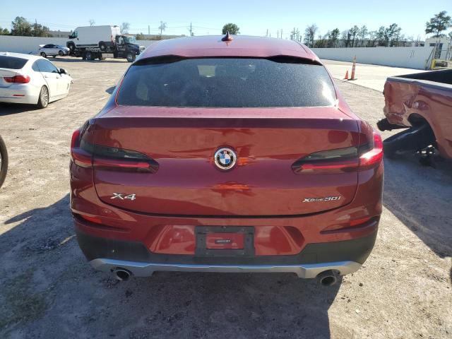 5UXUJ3C56KLG53572 - 2019 BMW X4 XDRIVE30I RED photo 6