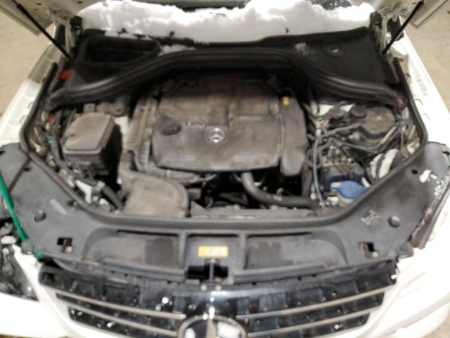 4JGDA5HB0CA024293 - 2012 MERCEDES-BENZ ML 350 4MATIC WHITE photo 11