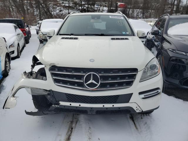 4JGDA5HB0CA024293 - 2012 MERCEDES-BENZ ML 350 4MATIC WHITE photo 5