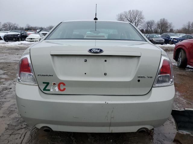 3FAHP08178R208325 - 2008 FORD FUSION SEL WHITE photo 6