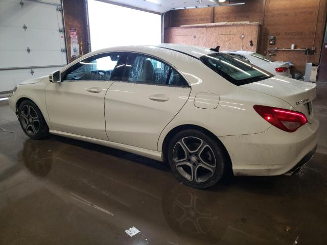 WDDSJ4EB2EN055718 - 2014 MERCEDES-BENZ CLA 250 WHITE photo 2