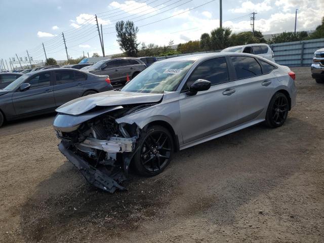 2HGFE2F50NH519659 - 2022 HONDA CIVIC SPORT 银色 照片 1