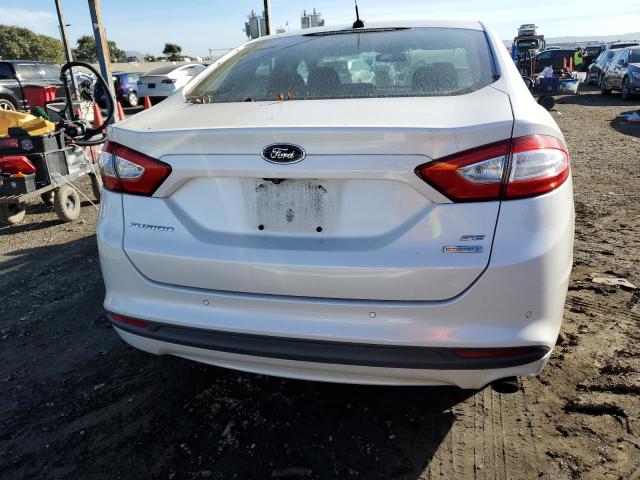 3FA6P0HD4ER164359 - 2014 FORD FUSION SE WHITE photo 6