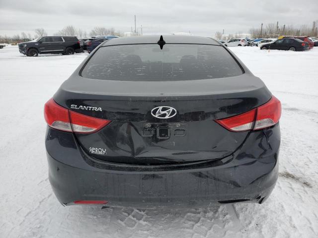 5NPDH4AE8DH444778 - 2013 HYUNDAI ELANTRA GLS BLACK photo 6