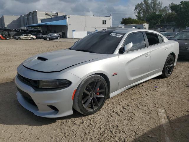 2C3CDXGJ6KH688792 - 2019 DODGE CHARGER SCAT PACK SILVER photo 1
