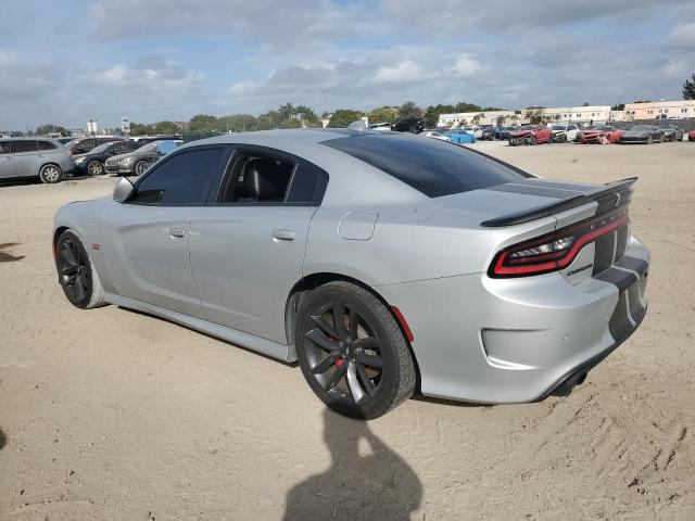 2C3CDXGJ6KH688792 - 2019 DODGE CHARGER SCAT PACK SILVER photo 2