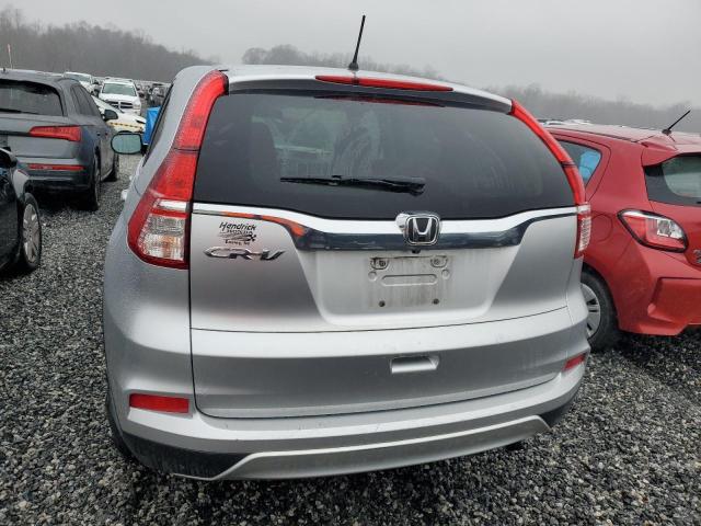 2HKRM3H53FH534392 - 2015 HONDA CR-V EX SILVER photo 6