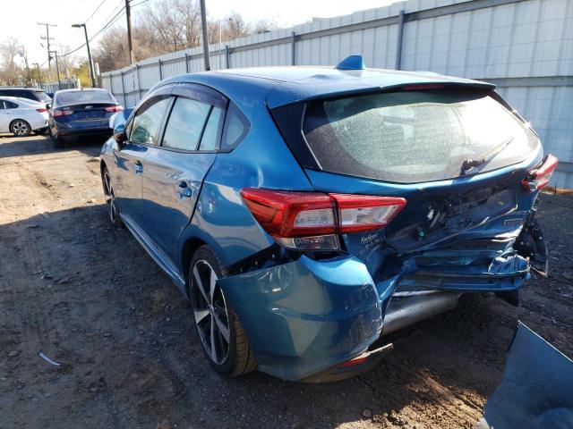 4S3GTAL62H3704514 - 2017 SUBARU IMPREZA SP BLUE photo 2