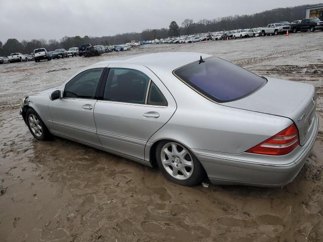 WDBNG70J62A244315 - 2002 MERCEDES-BENZ S 430 SILVER photo 2