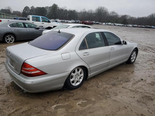 WDBNG70J62A244315 - 2002 MERCEDES-BENZ S 430 SILVER photo 3