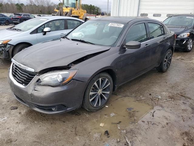 1C3CCBBB9EN186456 - 2014 CHRYSLER 200 TOURING GRAY photo 1