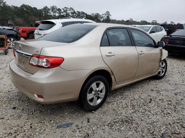 JTDBU4EEXB9149524 - 2011 TOYOTA COROLLA BASE GOLD photo 3