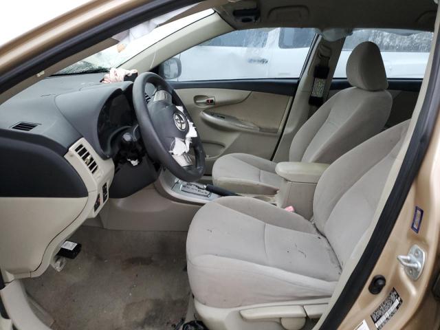 JTDBU4EEXB9149524 - 2011 TOYOTA COROLLA BASE GOLD photo 7