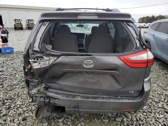 5TDKK3DC8FS590902 - 2015 TOYOTA SIENNA LE GRAY photo 6