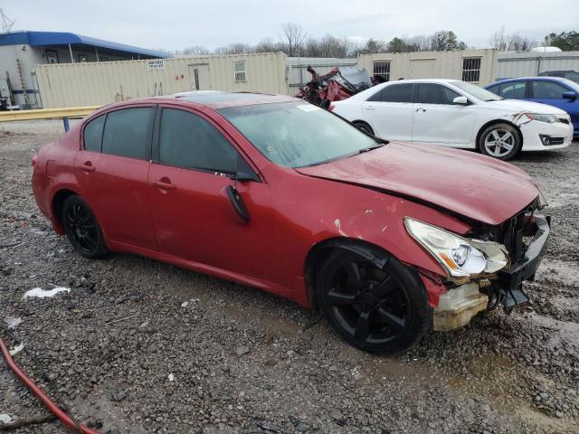 JNKBV61E87M705461 - 2007 INFINITI G35 RED photo 4