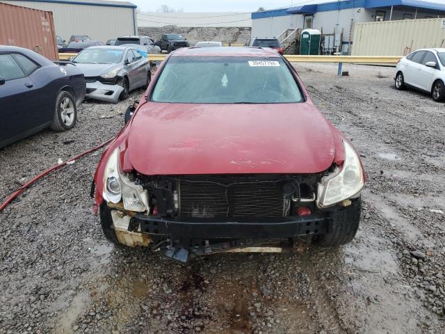 JNKBV61E87M705461 - 2007 INFINITI G35 RED photo 5