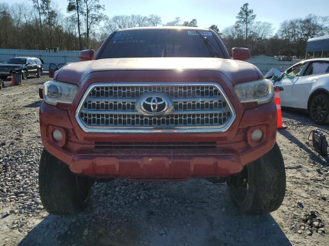 3TMAZ5CN5GM015969 - 2016 TOYOTA TACOMA DOUBLE CAB RED photo 5