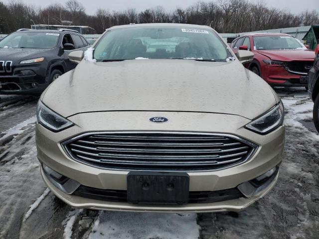 3FA6P0H98HR188521 - 2017 FORD FUSION SE TAN photo 5