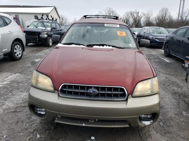 4S3BH675747645828 - 2004 SUBARU LEGACY OUTBACK AWP 勃艮第红 照片 5
