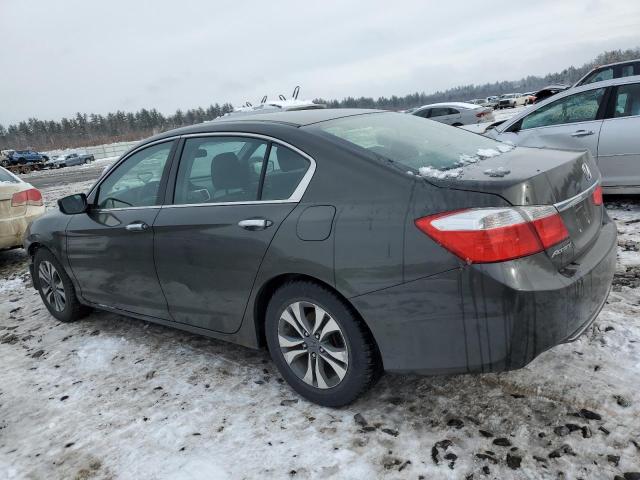 1HGCR2F37DA081418 - 2013 HONDA ACCORD LX GRAY photo 2